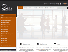Tablet Screenshot of gizaelectric.com